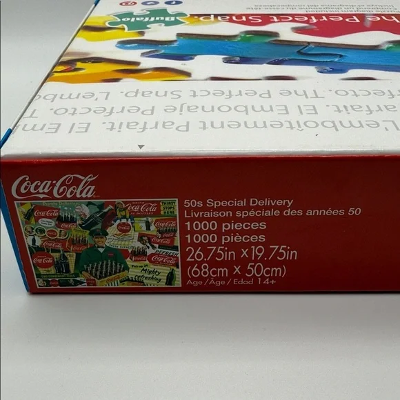NIB Coca-Cola 50s Special Delivery Buffalo Jigsaw Puzzle 1000 Pieces - Picture 5 of 5